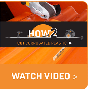 How to Cut Corrapol Corrugated Plastic Sheets