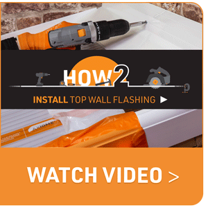 How to install Snapa Top Wall Flashing 