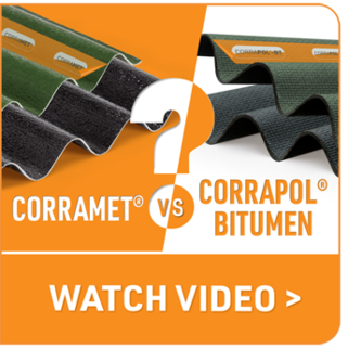 Corramet Vs Corrapol-BT Bitumen Corrugated Sheets