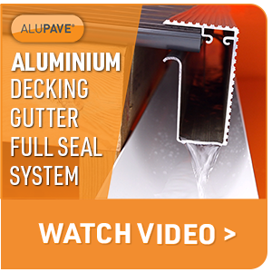 Introducing the Alupave Aluminium Decking Gutter Range